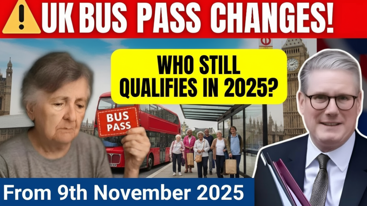 UK Bus Pass Rules Change from 9th November 2025